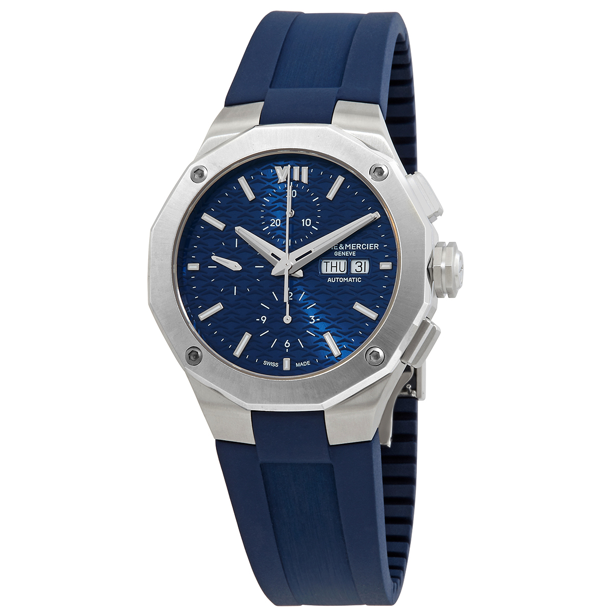 Baume et Mercier Riviera Chronograph Automatic Blue Dial Men's Watch M0A10623