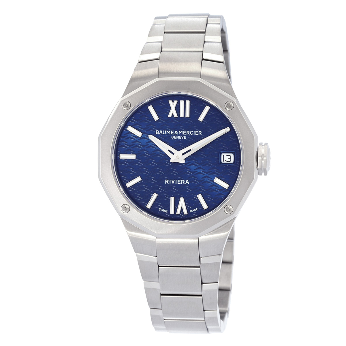 Baume et Mercier Riviera Quartz Blue Dial Ladies Watch M0A10727