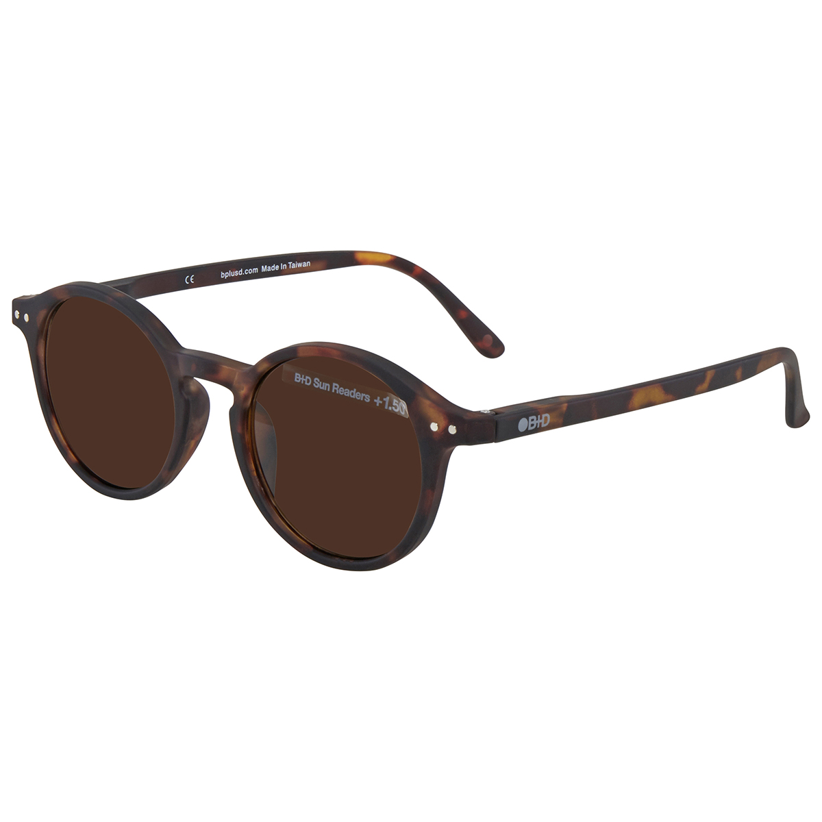 B+D Loop Sun Reader Round Unisex Eyeglasses 2290S-88-15 7730720012931 ...