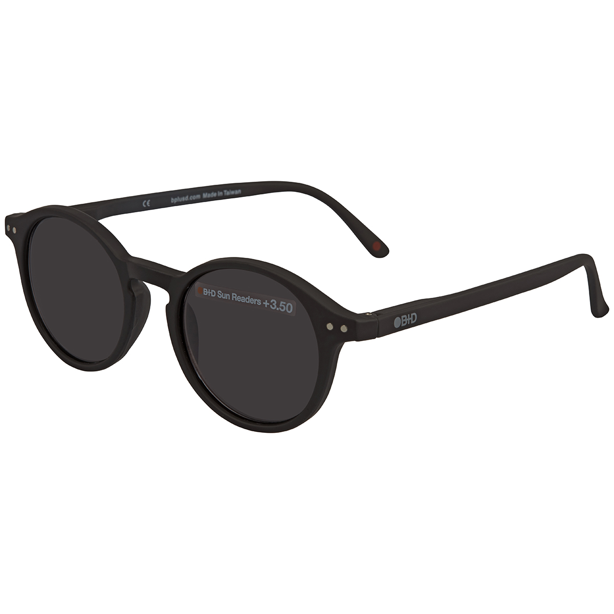 B+D Loop Sun Reader Round Unisex Eyeglasses 2290S-99-35 7730720013075 ...