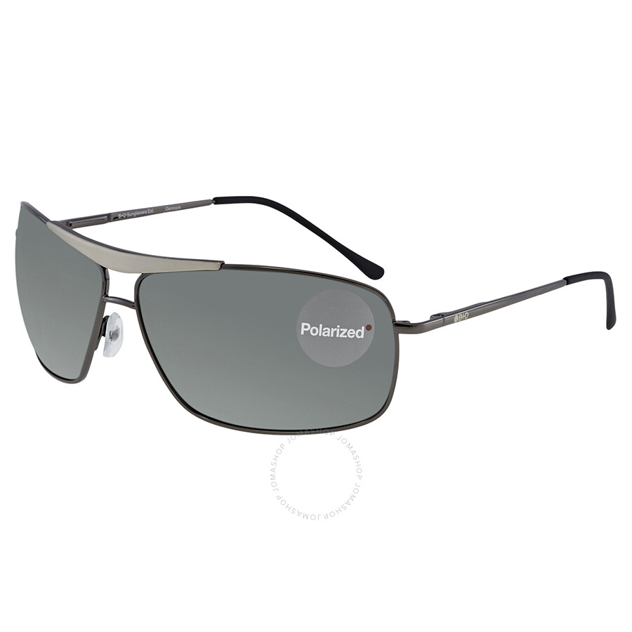 B+D Men's Polarized Rectangular Sunglasses 466591 Sunglasses, Bd4665