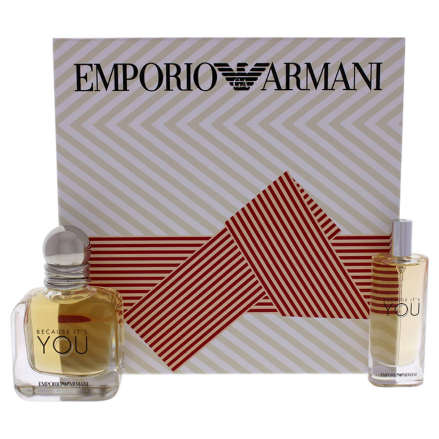 Emporio Armani Because It Is You By For Women - 2 Pc Gift Set 1.7 oz Edp Spray