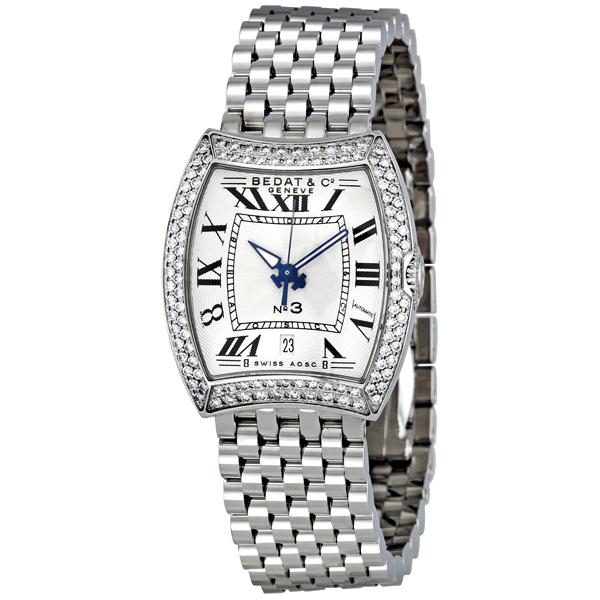 Bedat No. 3 Diamond Steel Ladies Watch 314.031.100