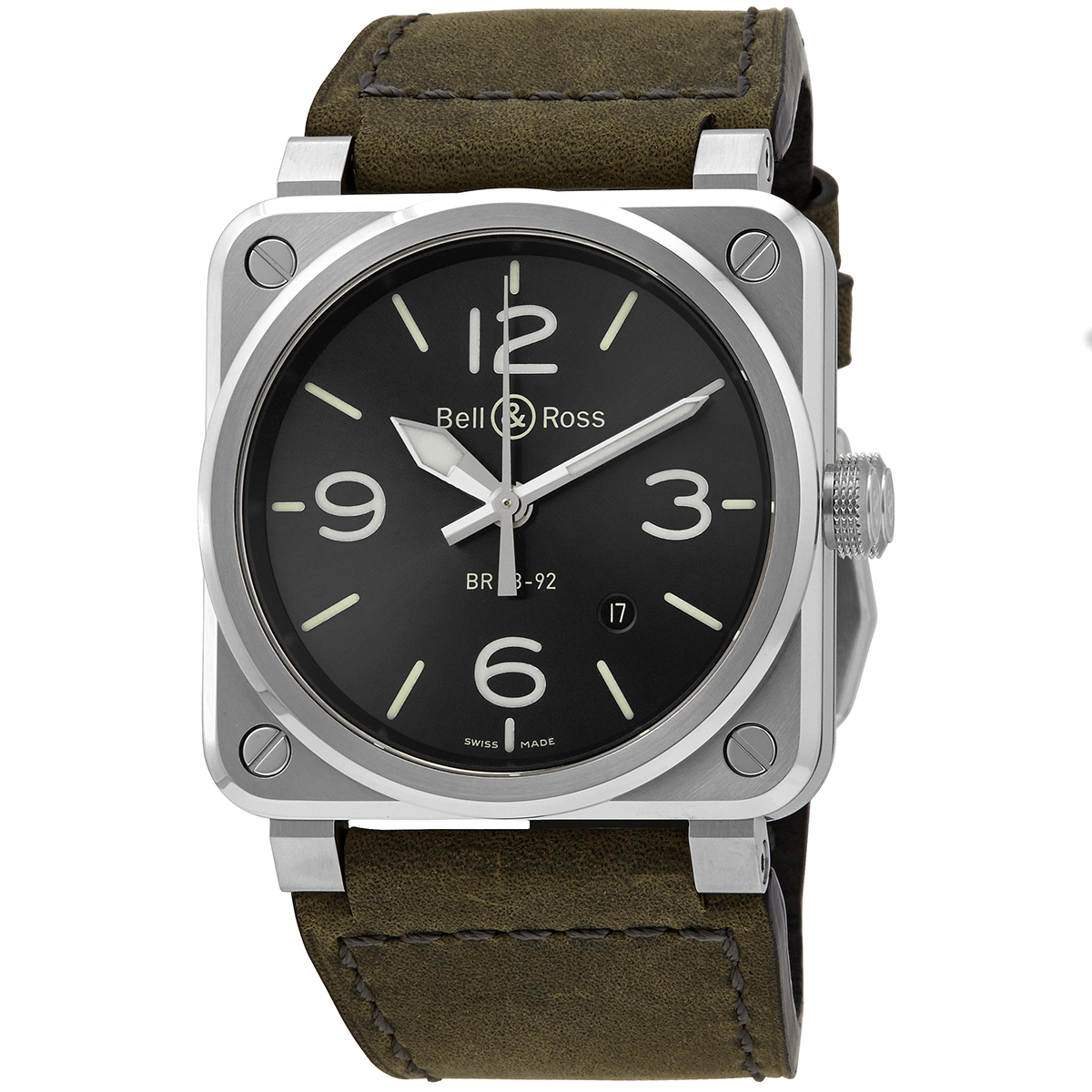 Bell And Ross Automatic Anthracite Grey Dial Men's Watch BR0392-GC3-ST/SCA