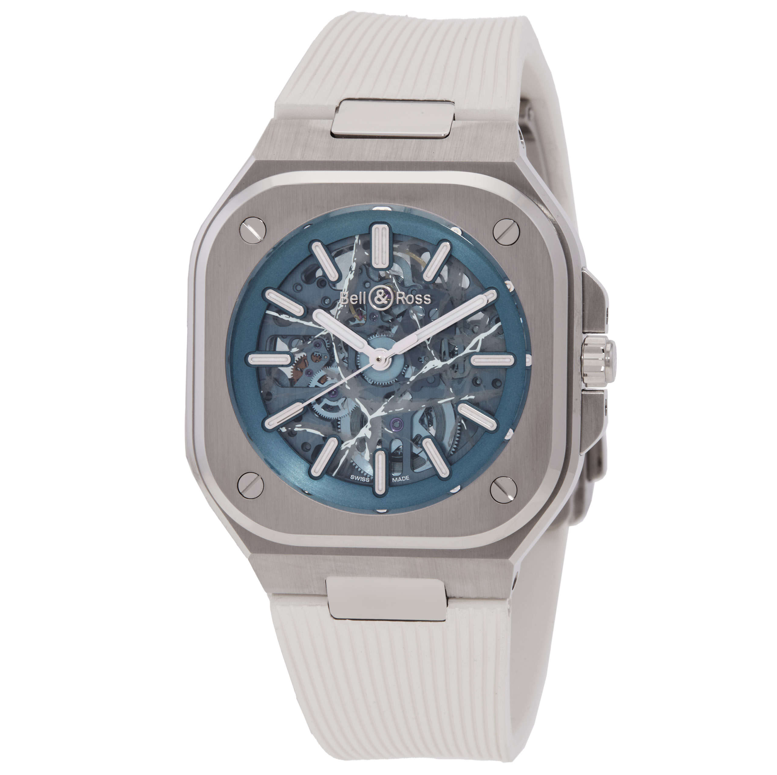 Bell And Ross Br 03 Automatic Men's Watch BR05A-AB-SKST/SRB