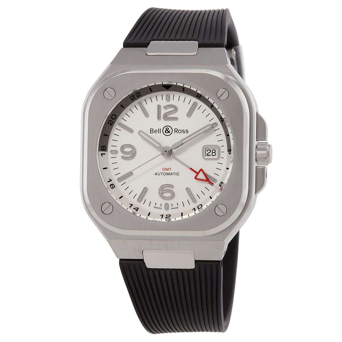 Bell and Ross BR 05 Automatic Silver Dial Men's Watch BR05G-SI-ST/SRB
