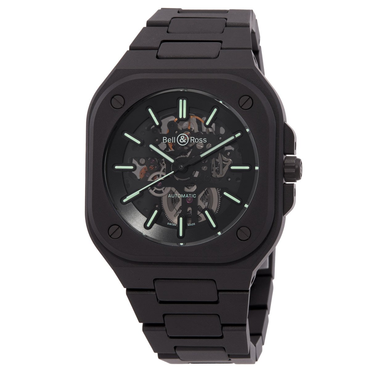 Bell and Ross BR 05 Hand Wind Men's Watch BR05A-BLM-SKCE/SCE