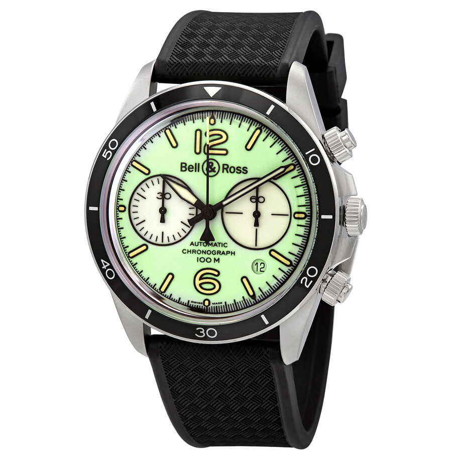 ⭐️Bell&Ross BRV294 Full Lum 美品ベル&ロスフルラム Bell And Ross BR V2-94 Full Lum Chronograph Automatic Men's