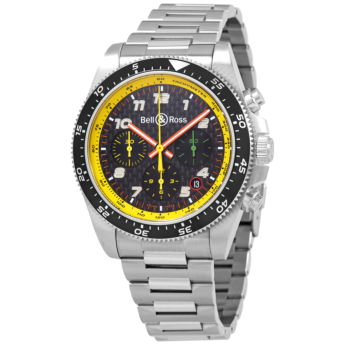 Bell and Ross BR V3-94 R.S.19 Chronograph Automatic Men's Watch BRV394-RS19/SST