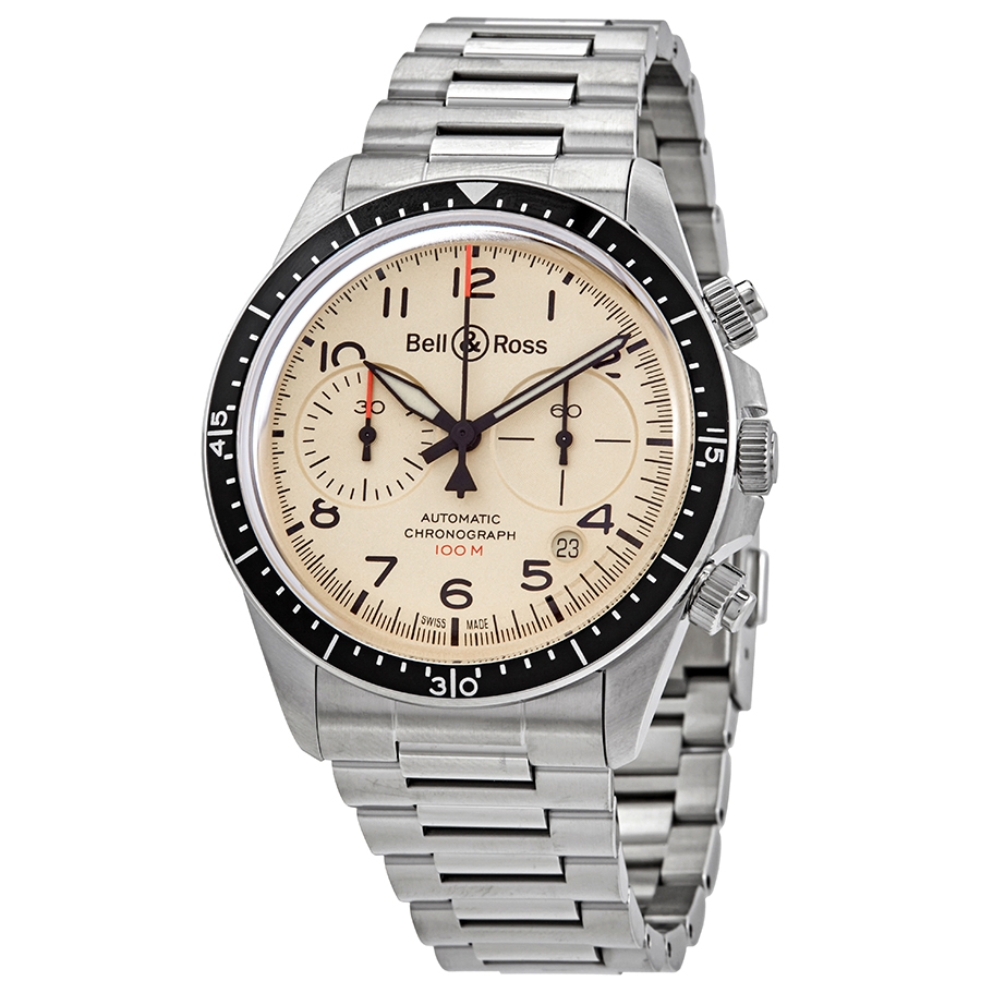 Bell and Ross Chronograph Automatic Men's Watch BRV294-BEI-ST/SST