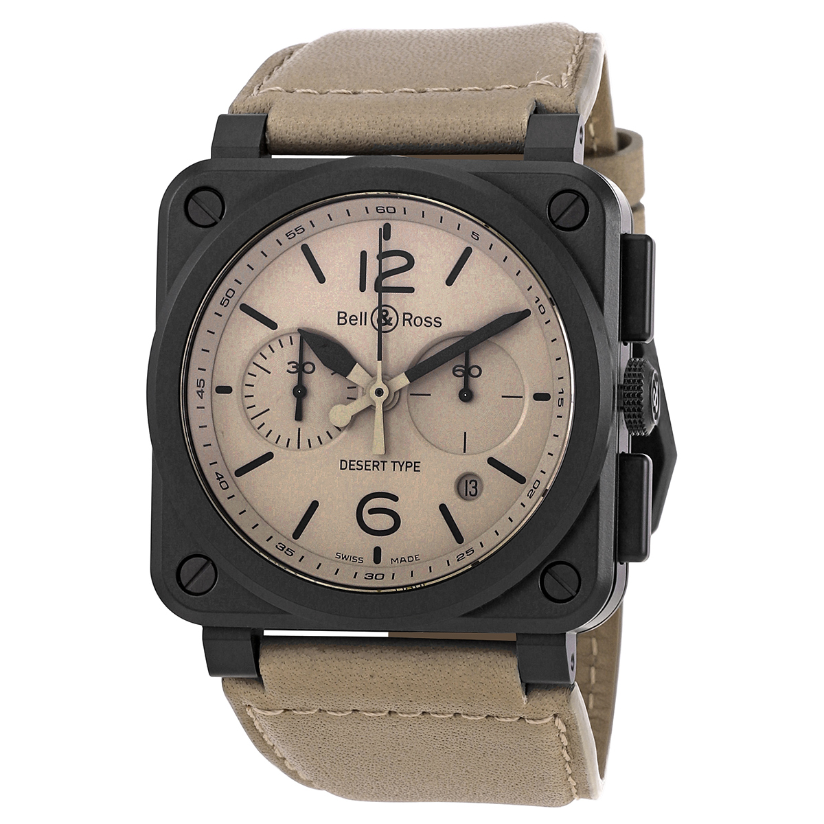 Bell and Ross Instruments Chronograph Automatic Men's Watch BR0394-DESERT-CE