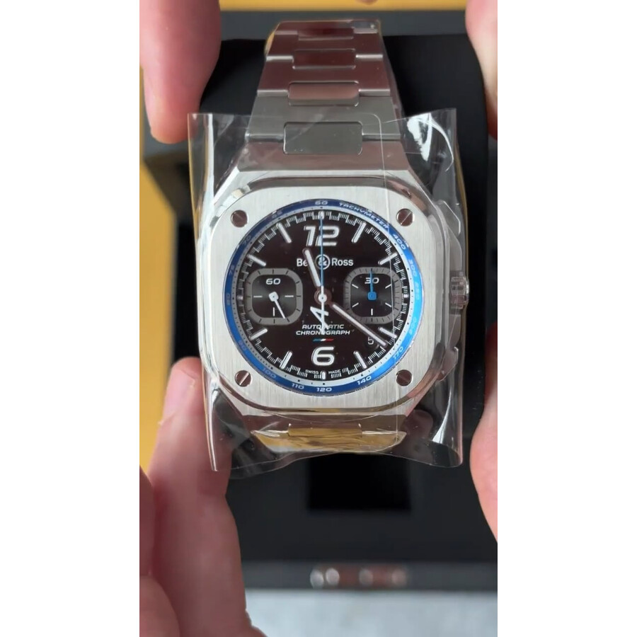 Bell And Ross Urban Chronograph Automatic Black Dial Men's Watch