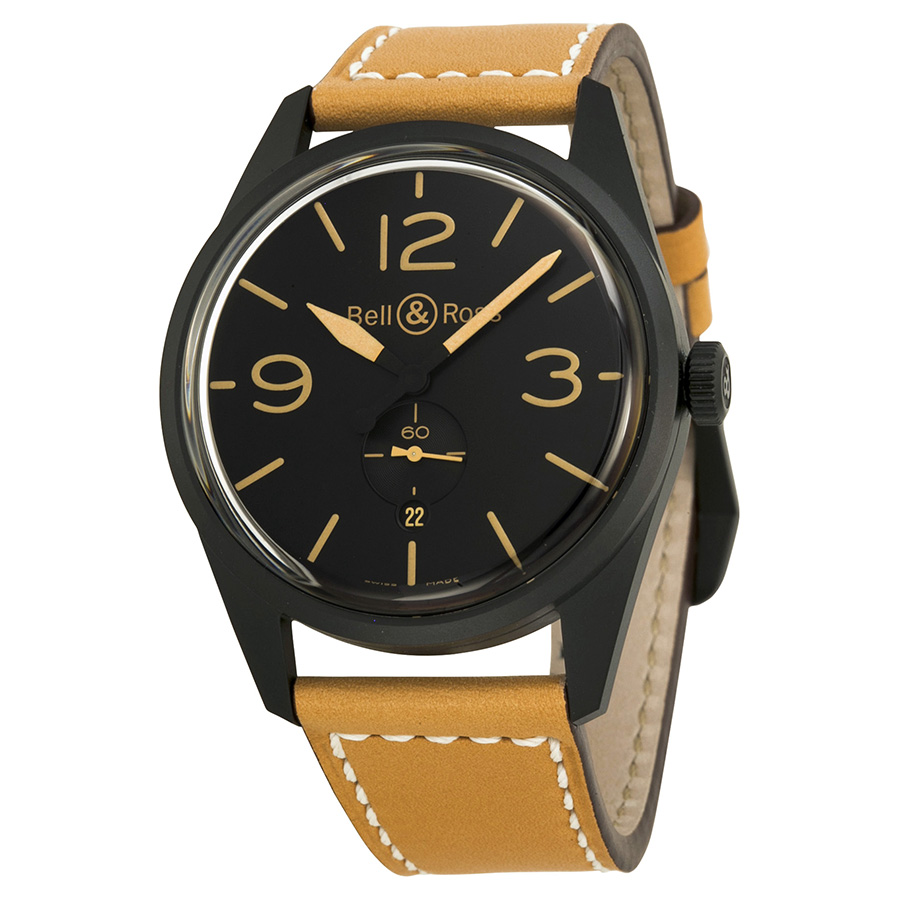 Bell and Ross Vintage Automatic Black Dial Men's Watch BRV123-HERITAGE