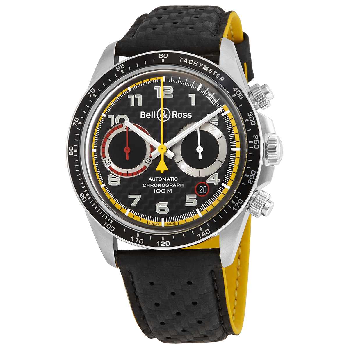 Bell And Ross Vintage V2-94 Limited Edition Chronograph Automatic Black  Carbon Fibre Dial Men's Watch BRV294-RS18/SCA - Bell and Ross, Vintage -  Jomashop