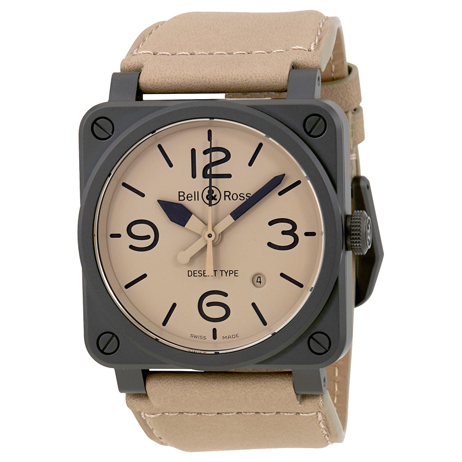Bell & Ross Aviation Desert Men's Watch BR03-92-DESERT TYPE