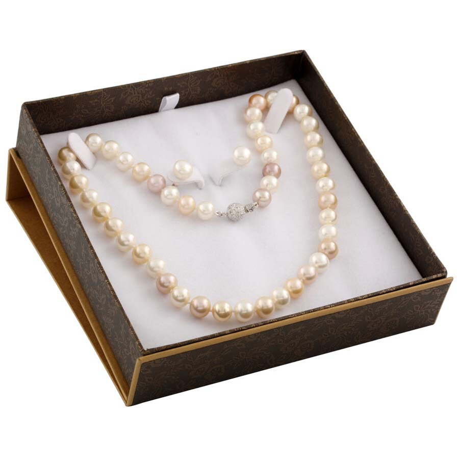 Bella Pearl Multicolor Pearl Boxed Jewelry Set SETB Jewelry