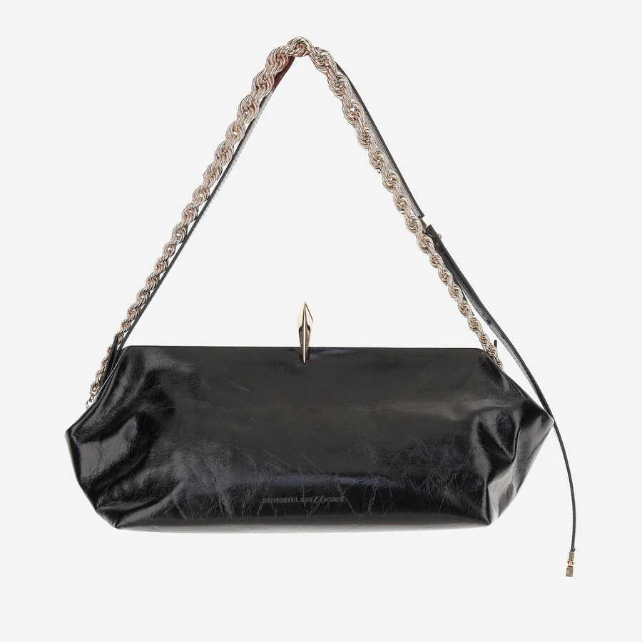 Benedetta Bruzziches Sophia Leather Bag In Black