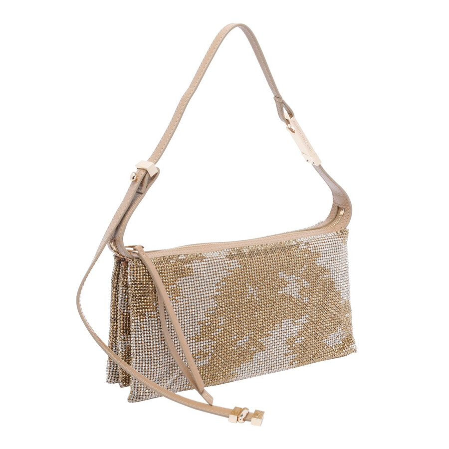 Benedetta Bruzziches Syster Shoulder Bag In Gold