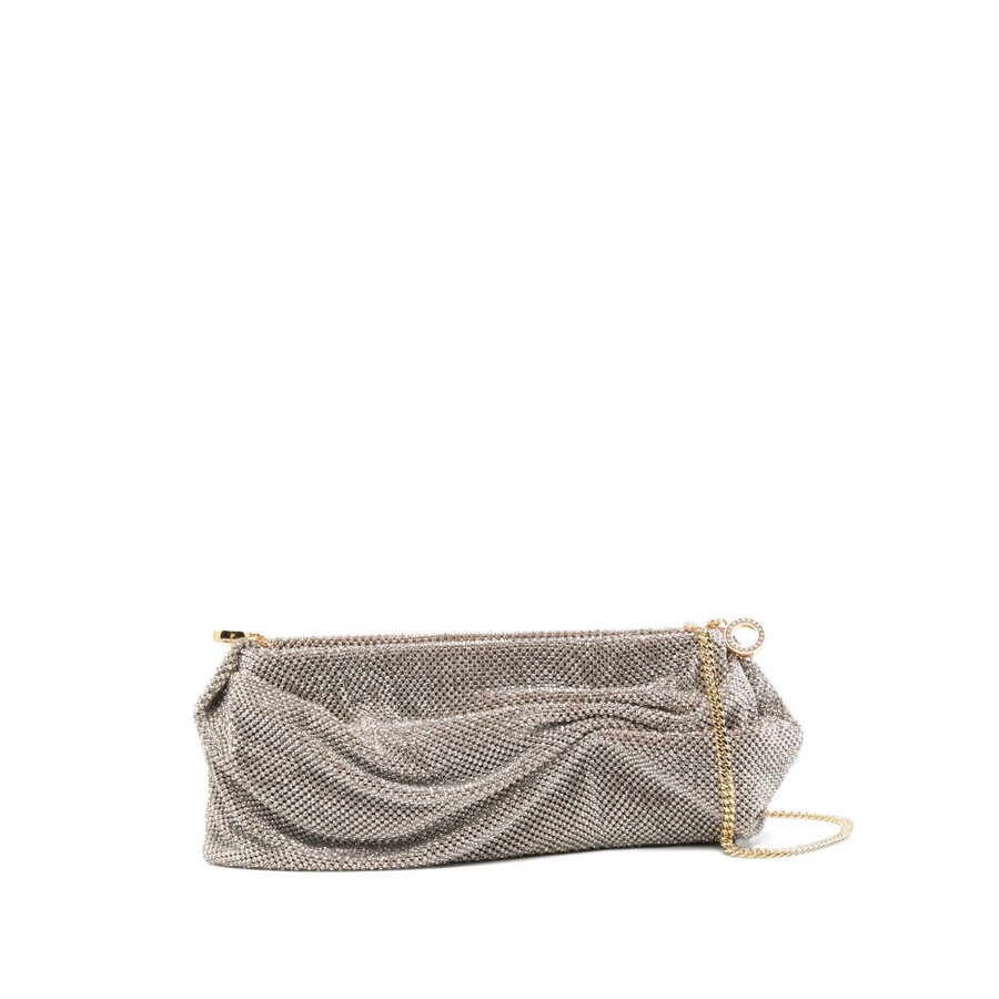 Benedetta Bruzziches Venus Clutch Bag In Silver