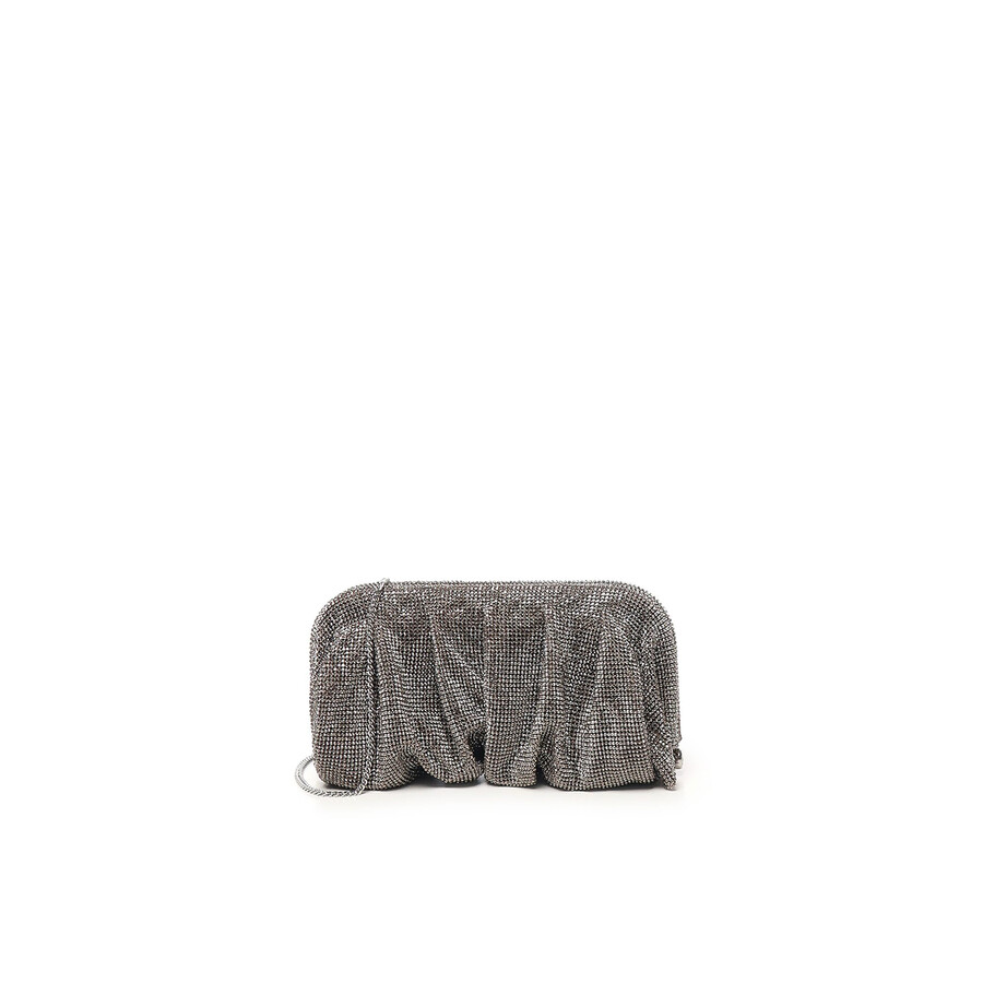 Benedetta Bruzziches Venus La Grande Clutch Bag In Silver