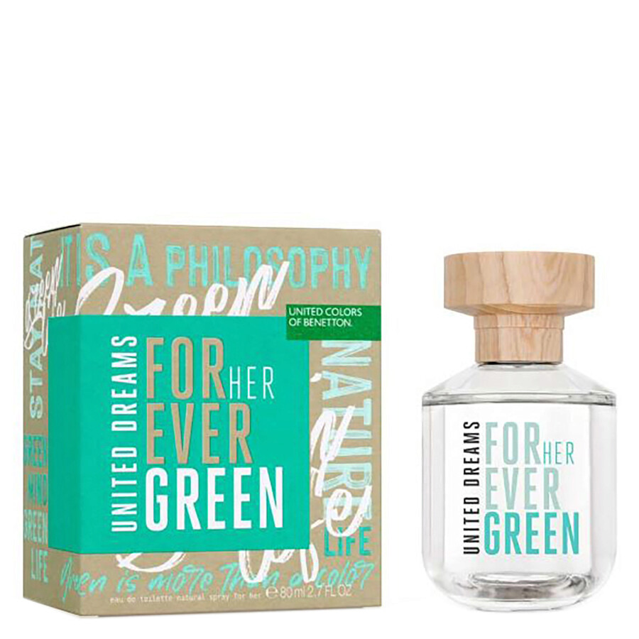 Benetton Ladies Dreams Forever Green Edt Spray 2.7 oz Fragrances 8433982021695 In Black / Green