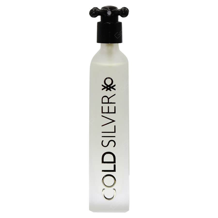Benetton Men's Cold Silver Edt Spray 3.4 oz Fragrances 3605473176732