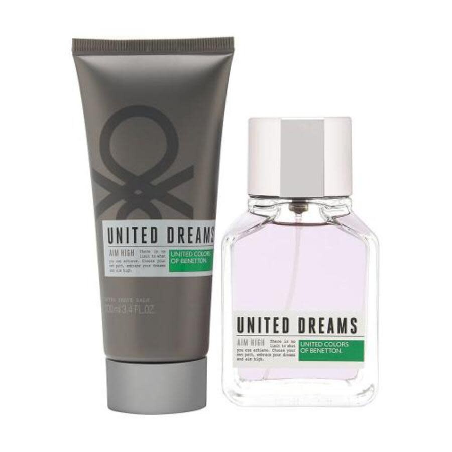 Benetton Men's United Dreams Aim High Gift Set Fragrances 8433982012372 In Multi