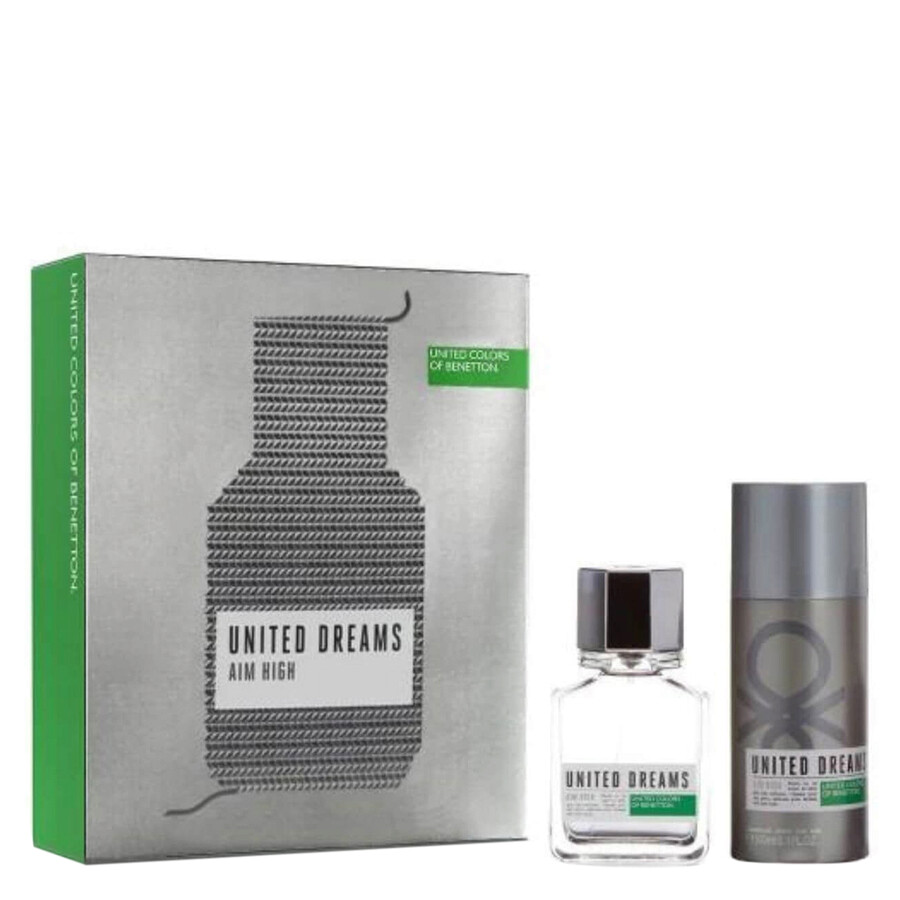 Shop Benetton Men's United Dreams Aim High Gift Set Fragrances 8433982024757 In N/a