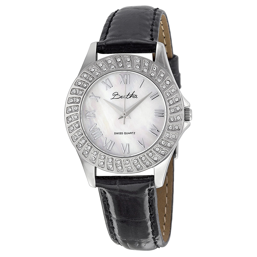 Bertha Audrey Mother Of Pearl Dial Ladies Watch Br701