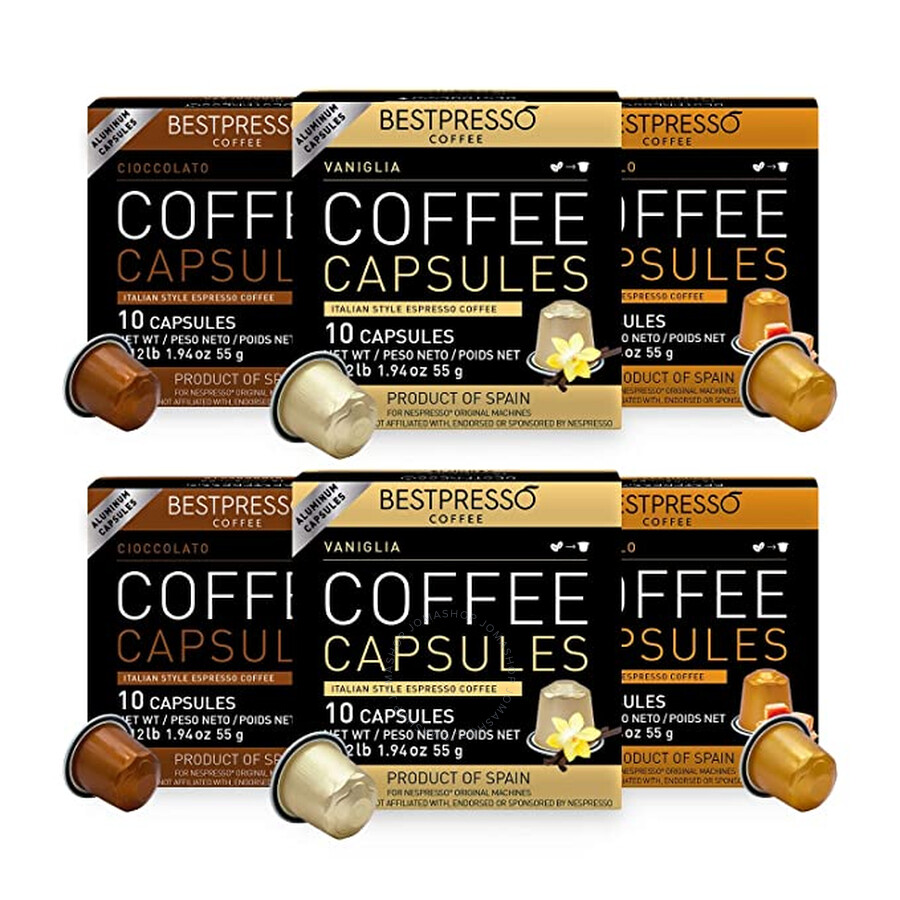 Bestpresso Coffee for Nespresso OriginalLine Machine 120 pods Certified