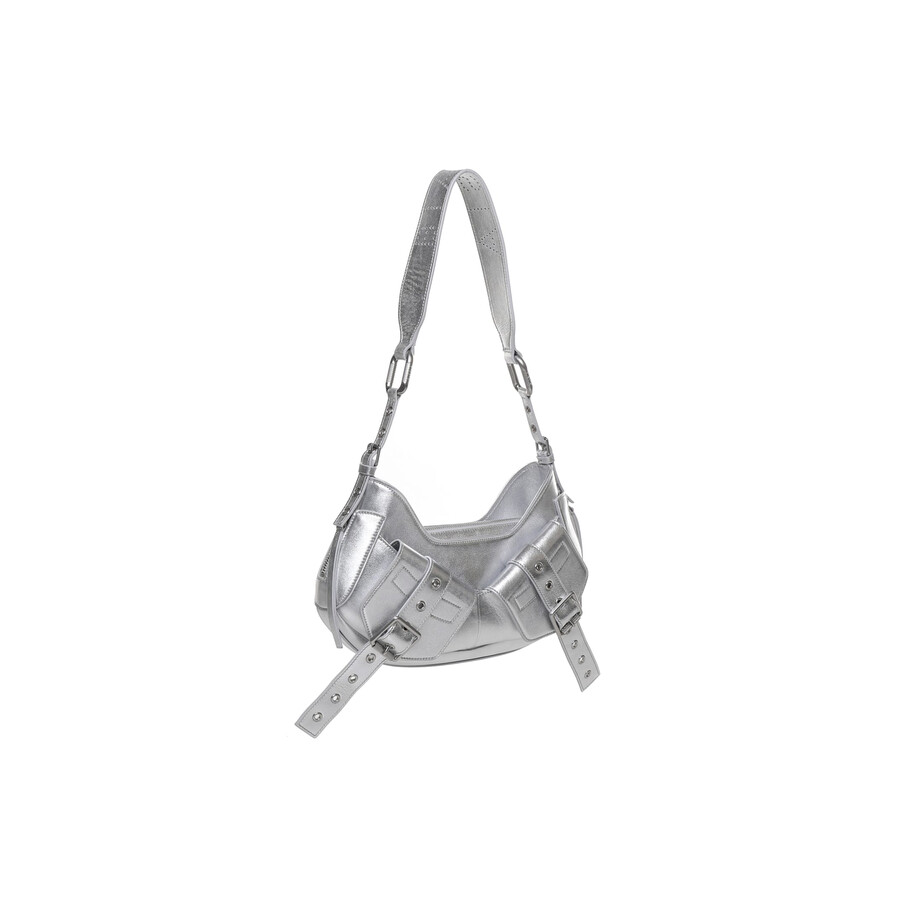 Biasia Y2k.001 Shoulder Bag In Silver