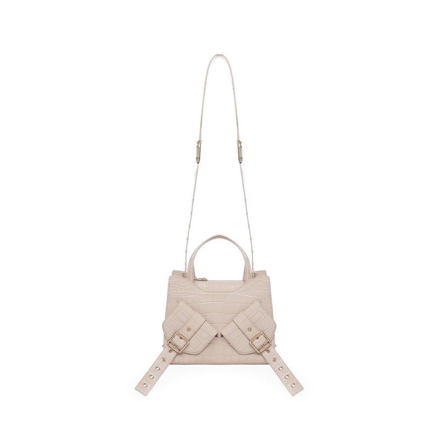 Biasia Y2k.003 Crossbody Bag In Cowskin In Neutral