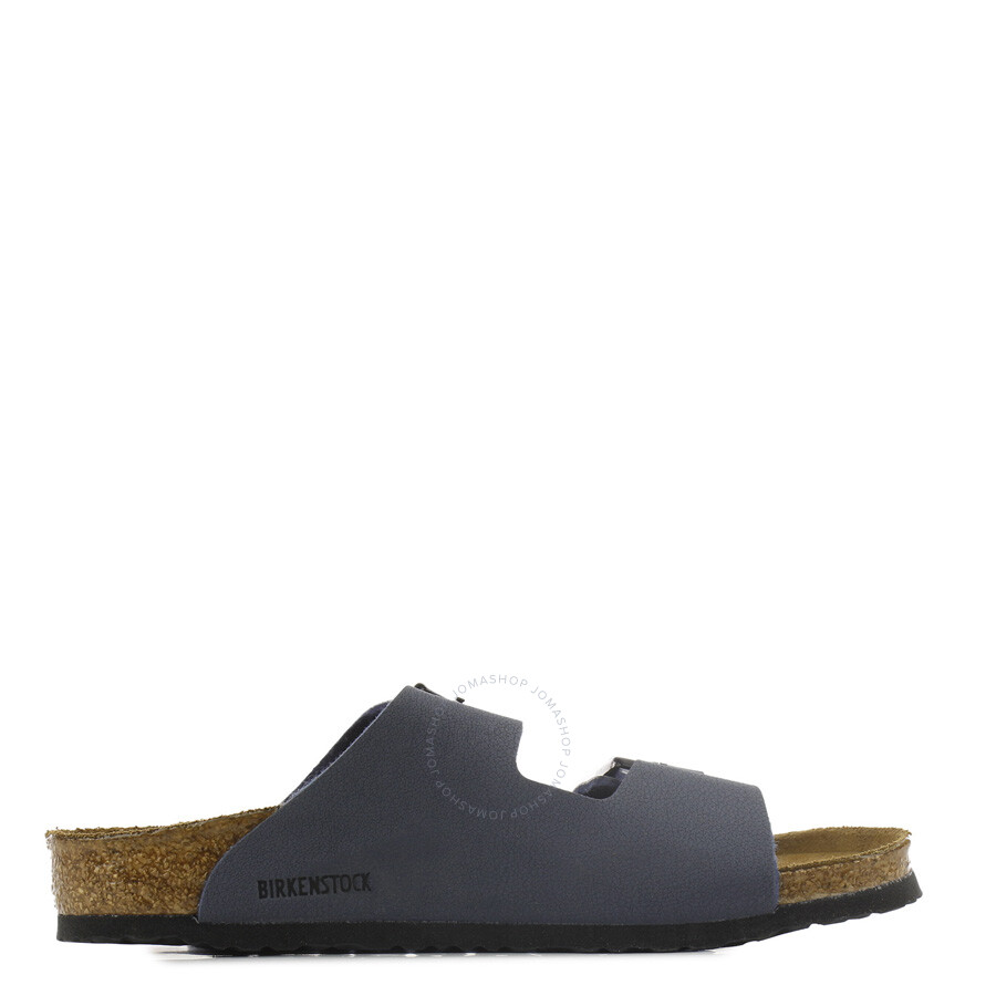 Birkenstock Boys Birkibuc Slides In Blue