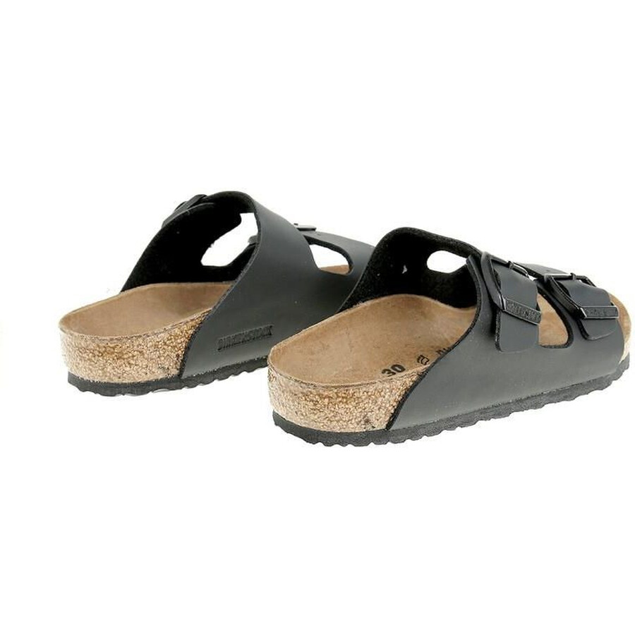 Birkenstock Kids Black Arizona Birko-flor Sandals In Black