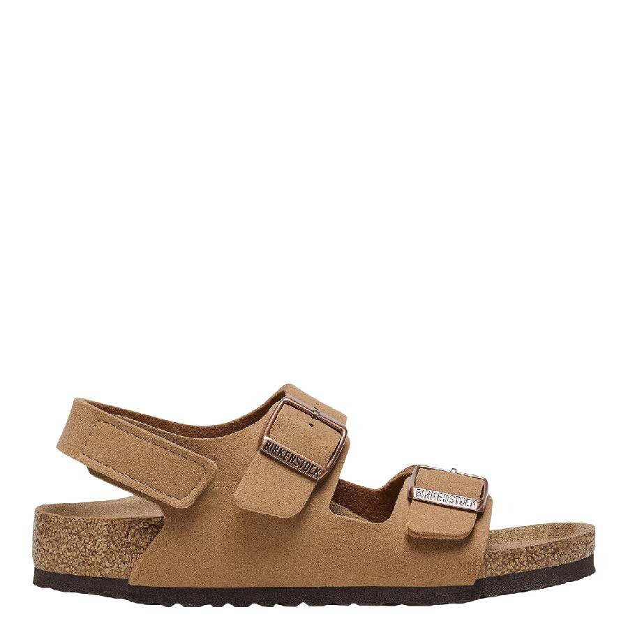 Birkenstock Kids Synthetik Soft Birki Vegan Sandals In Brown