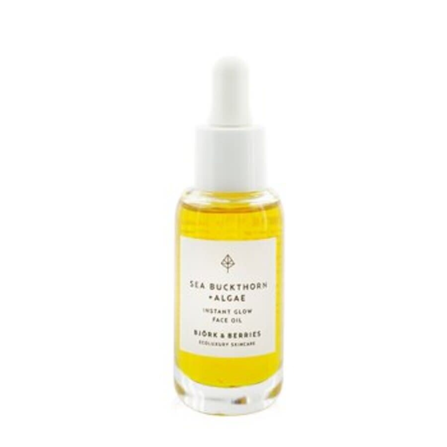 Bjork & Berries Bjork And Berries Sea Buckthorn+ Algae Instant Glow Face Oil 1 oz Skin Care 7350032100500