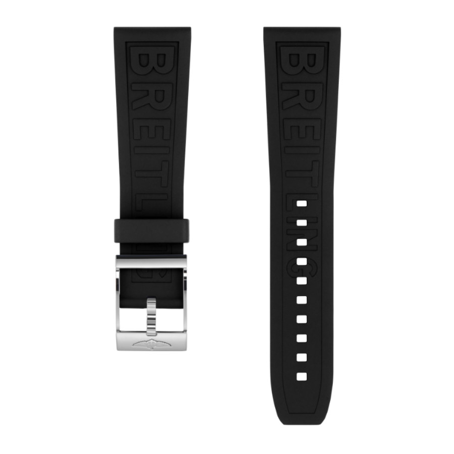 Breitling Black Diver Pro Rubber Strap 24mm 154S