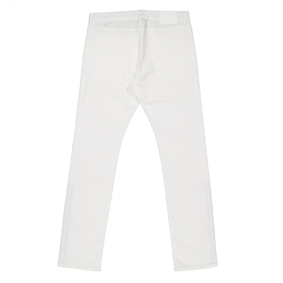 Black Label Crestbridge 5-pocket Cotton-blend Trouser In White