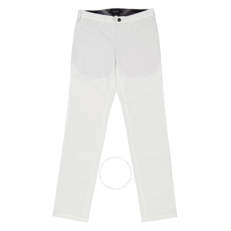 Black Label Crestbridge White Trousers In White