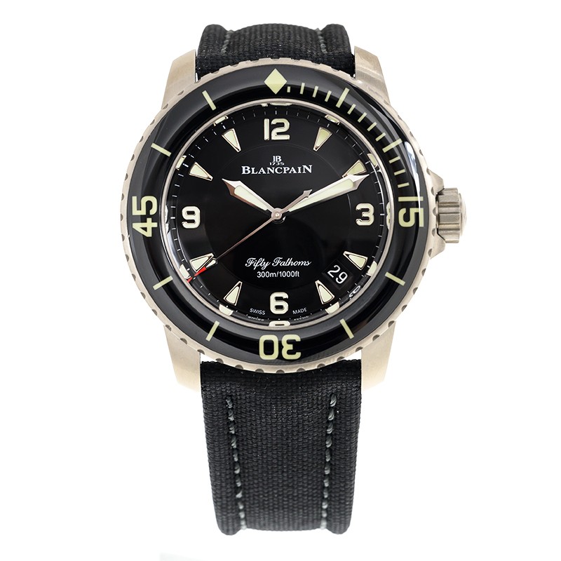 Blancpain Fifty Fathoms Automatic Black Dial Men's Watch 5015-12b30-b52b