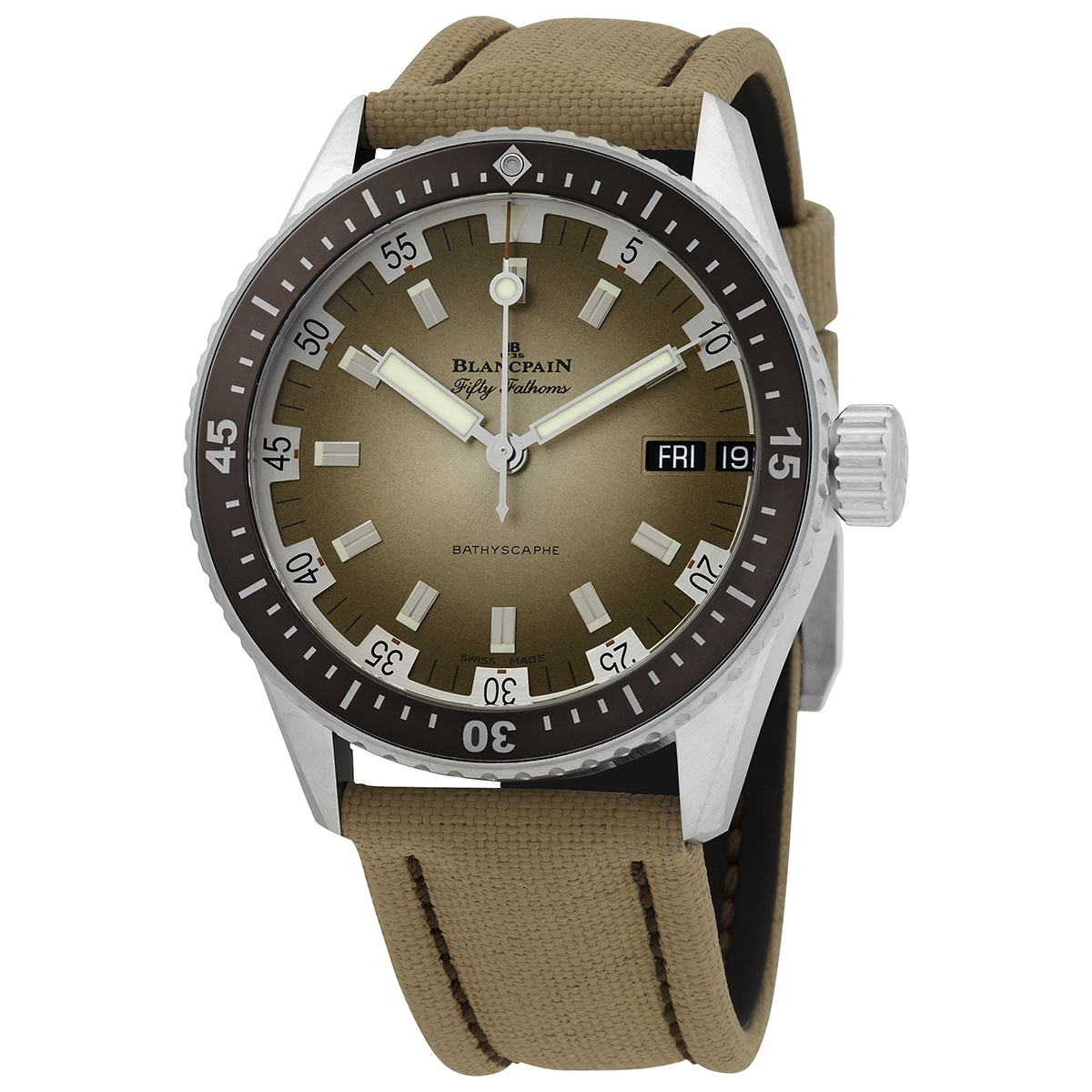 Blancpain Fifty Fathoms Bathyscaphe Automatic Watch 5052 1146 E52A