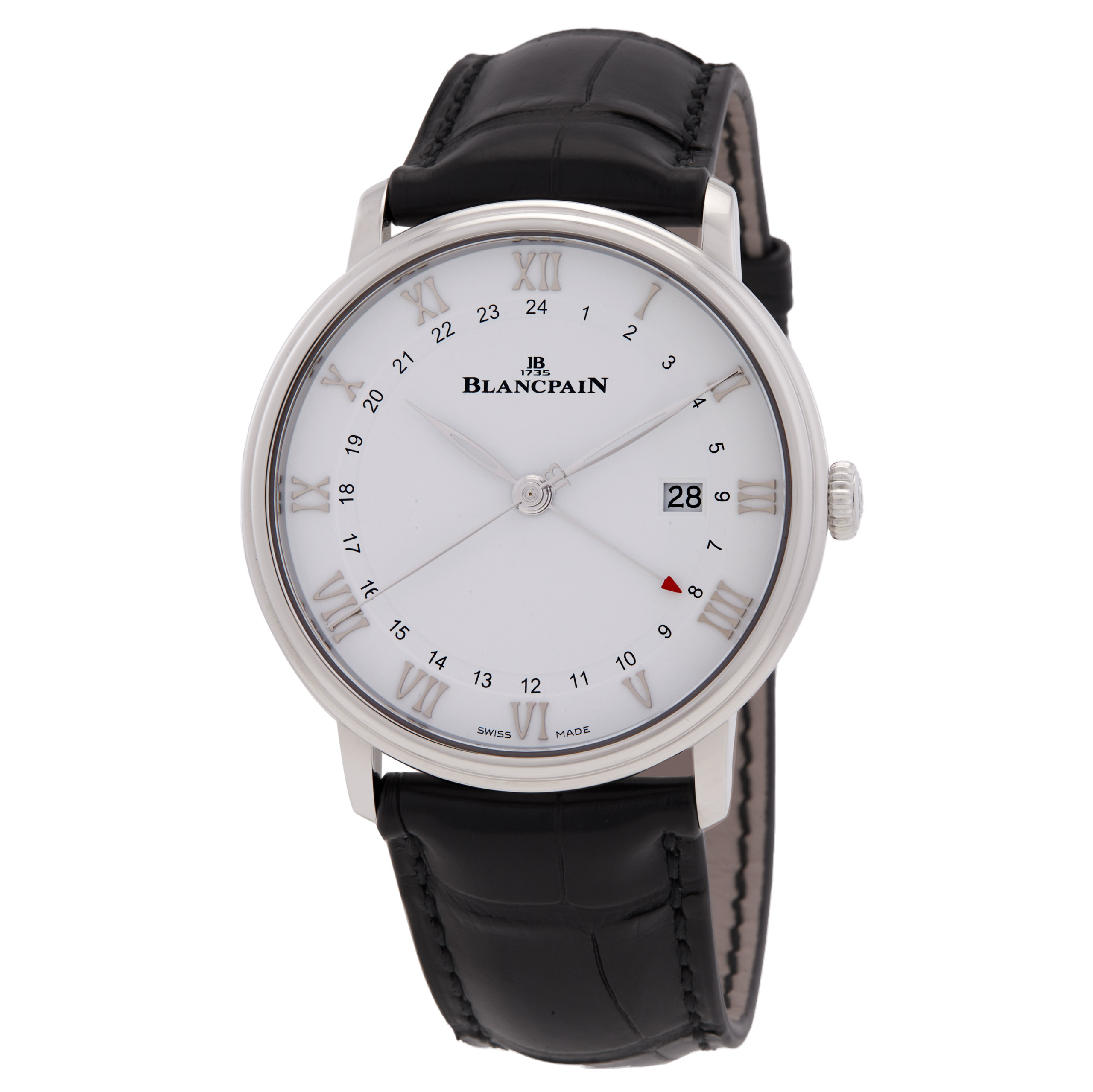 Blancpain Villeret Automatic Silver Dial Ladies Watch 6662-1127-55B