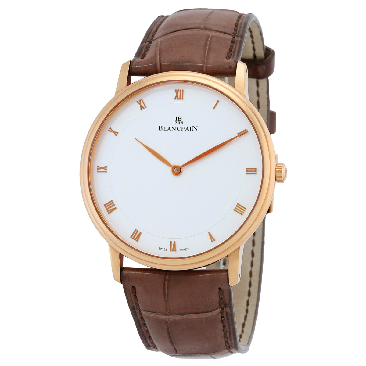 Blancpain Villeret Automatic Silver Dial Watch 4053-3642-55B