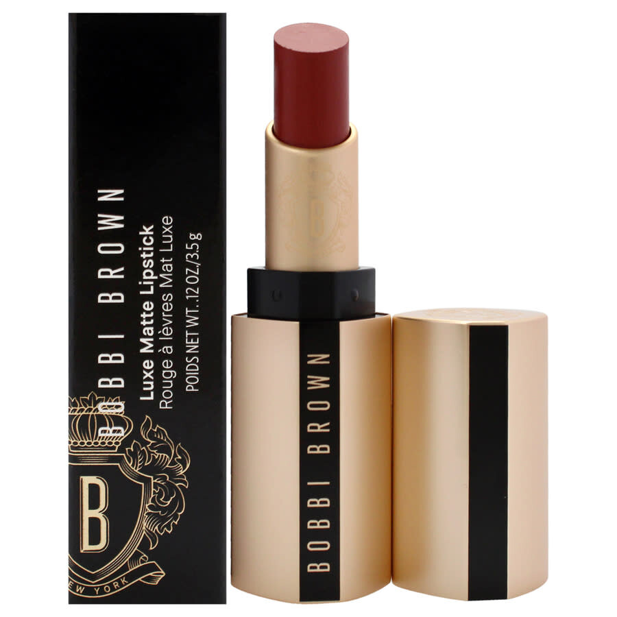 Bobbi Brown Ladies Luxe Matte Lipstick 0.12 oz 04 Claret Makeup 716170308852 In Transparent