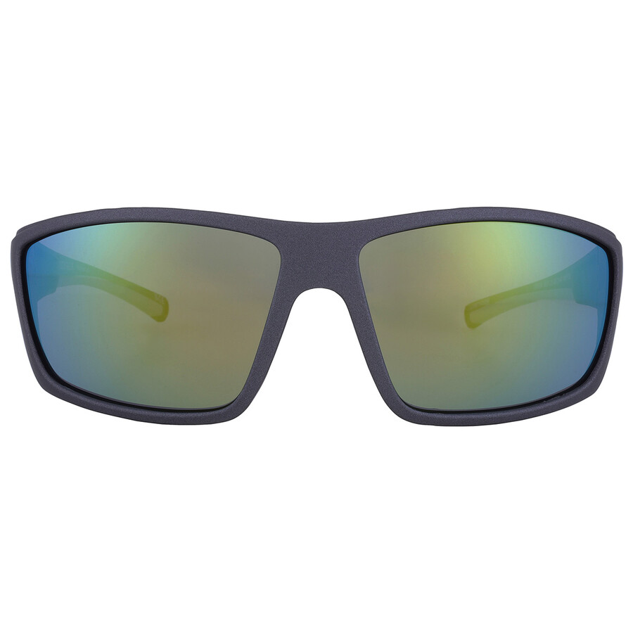 Body Glove Bgfl 25 425 Polarized Orange Mirror Wrap Men's Sunglasses 10270146.cgr Chrorg