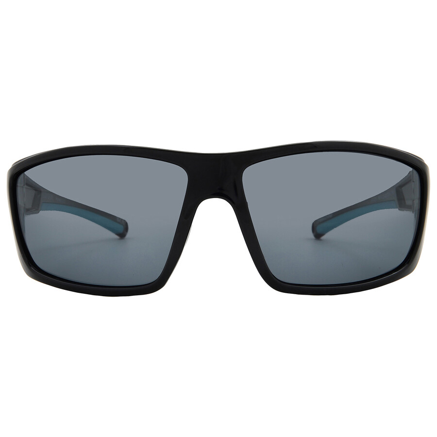 Body Glove Bgfl 25 425 Polarized Smoke Mirror Wrap Men's Sunglasses 10270147.cgr Blksmk