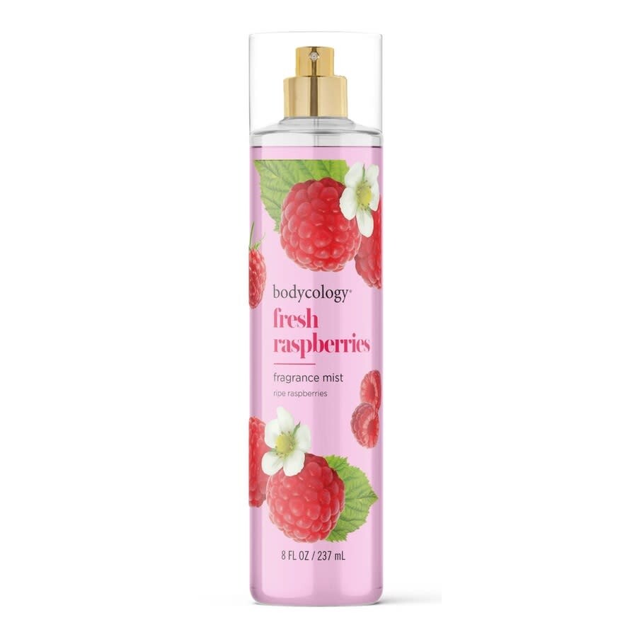 Bodycology Unisex Fresh Raspberries Fragrance Mist 8 oz Fragrances 885645050319