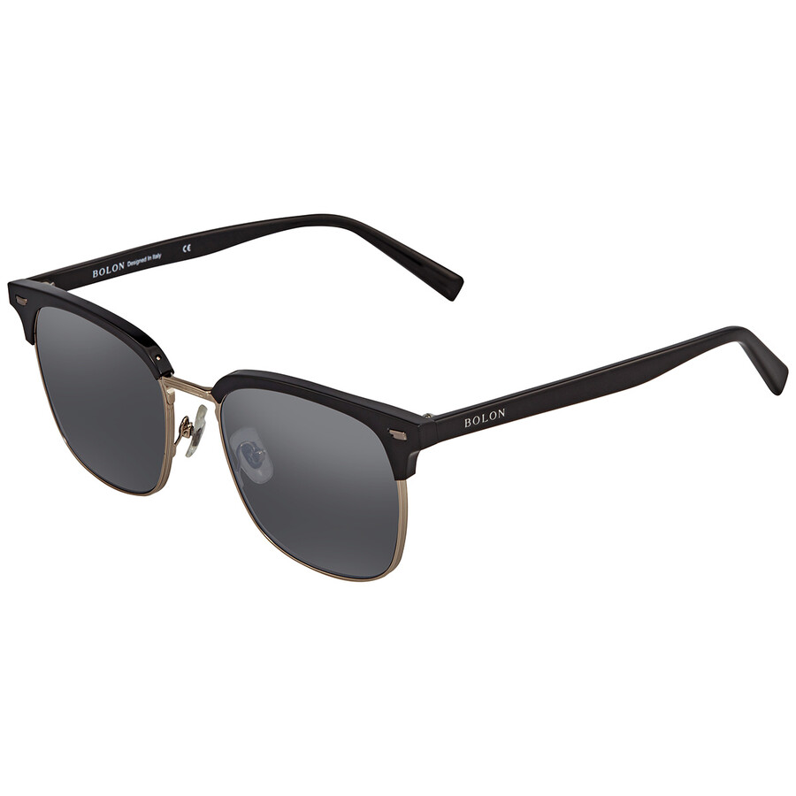 Bolon Anonymous Black Square Men's Sunglasses BL6081 D11 55