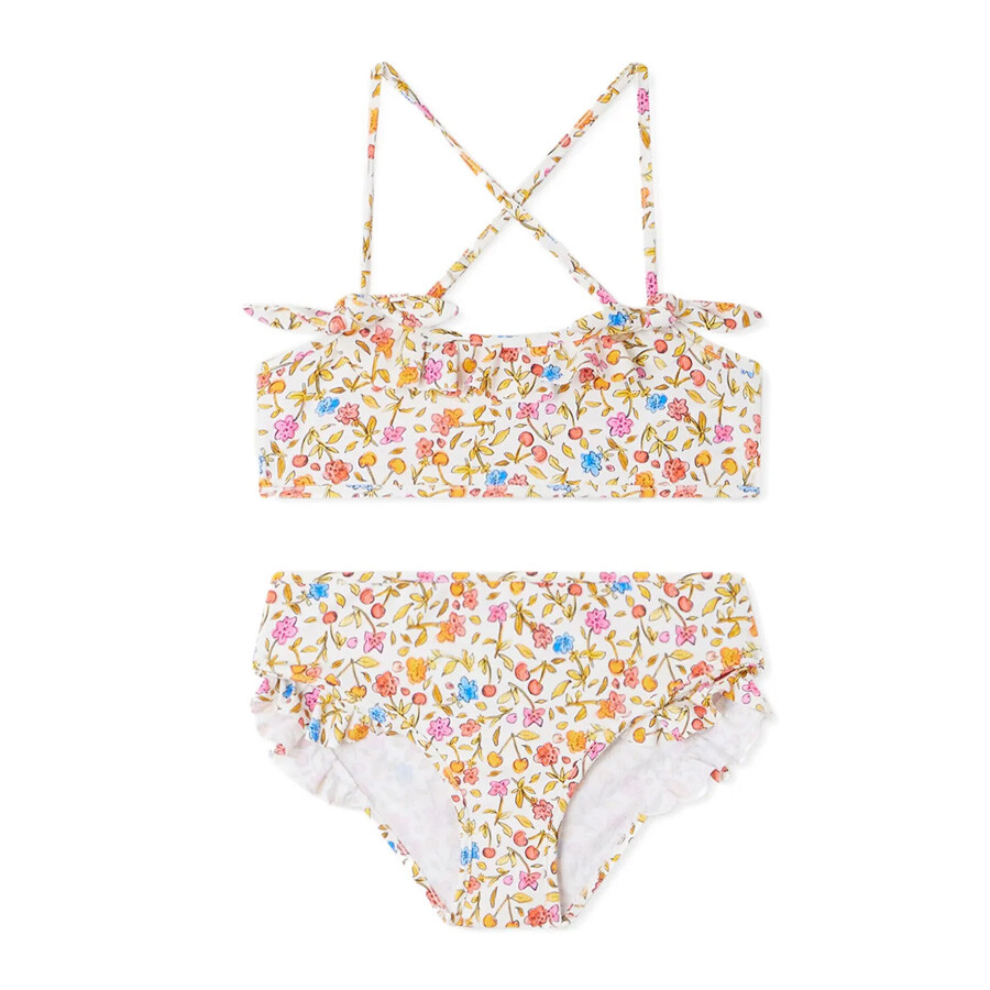 Girls Abigael Floral-Print Bikini