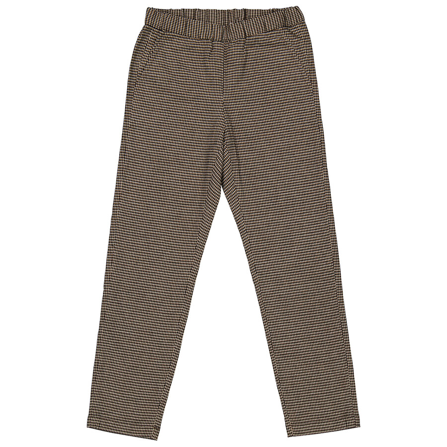 Girls Mercerized Houndstooth Twill Pants